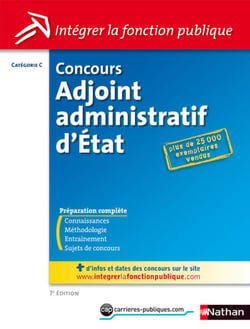 Concours Adjoint administratif d'Etat - Catégorie C - Ouvrage numérique pdf