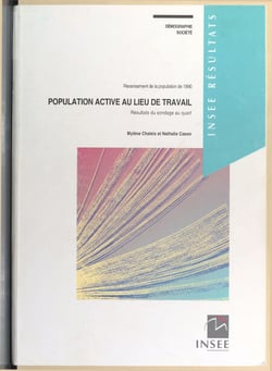Population active au lieu de travail : Recensement de la population de 1990, résultats du sondage au quart