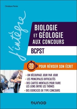 Biologie et Géologie aux concours Agro-Véto et G2E - 20 jours pour réviser son écrit