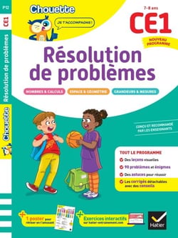 Résolution de problèmes CE1 - Cahier de soutien nouveau programme - Leçons et exercices corrigés