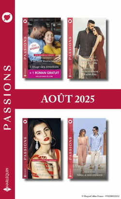 Pack mensuel Passions - 8 romans + 1 titre gratuit (Août 2025)