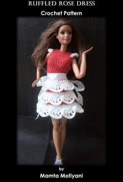 Ruffled Rose Dress | Crochet Pattern - Easy Crochet Patterns, #26