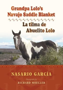 Grandpa Lolo's Navajo Saddle Blanket - La tilma de Abuelito Lolo