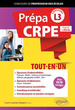 Prépa CRPE tout-en-un L3 - Licences disciplinaires