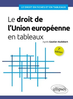 Le droit de l'Union européenne en tableaux - A jour au 15 janvier 2025