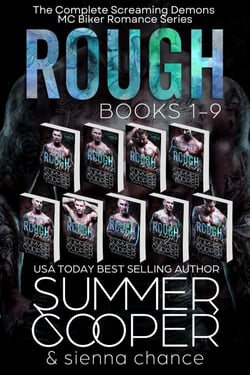 Rough: Books 1-9: The Complete Screaming Demons MC Biker Romance Series - Steamy Summer Romance Collection