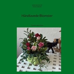 Håndlavede Blomster - 5 Grønne og en Rose