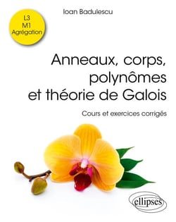 Anneaux, corps, polynômes et théorie de Galois - Cours et exercices corrigés
