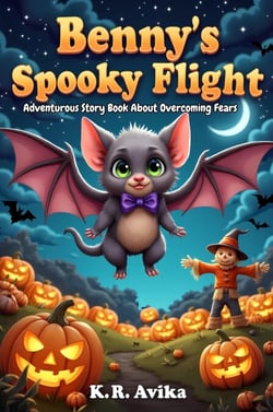 Benny's Spooky Flight: Adventurous Story Book About Overcoming Fears - Boo &amp; Cozy: Cute and Spooky Halloween Tales