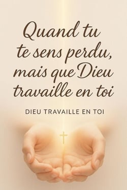 Quand tu te sens perdu, mais que Dieu travaille en toi