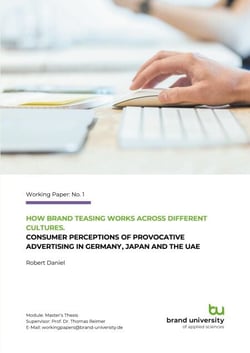 How brand teasing works across different cultures - Consumer perceptions of provocative advertising in Germany, Japan and the UAE.