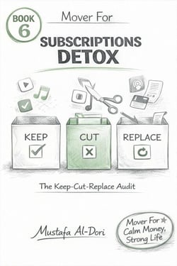 Mover For Subscriptions Detox: The Keep-Cut-Replace Audit - Mover For Calm Money, Strong Life: 40-Minute Short Reads (Simple Systems That Stick), #6