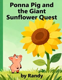 The Pig and the Giant Sunflower - Childrens Books, #999