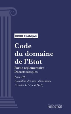 Code du domaine de l'Etat - Partie réglementaire - Décrets simples. Livre III (droit français)