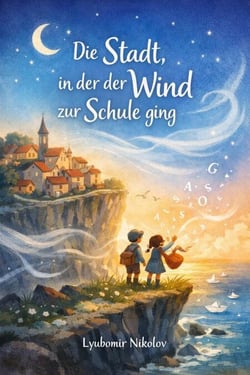 Die Stadt, in der der Wind zur Schule ging - Illustrated Children's Books in Different Languages, #4
