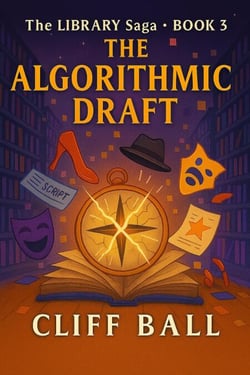 The Algorithmic Draft - The Library Saga: A Satirical, Genre-Bending Saga of Books That Fight Back, #3
