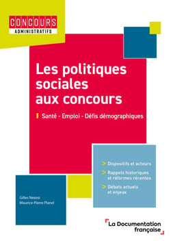 Les politiques sociales aux concours - Santé - Emploi - Défi démographique