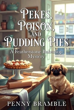 Pekes, Poison, and Pudding Pies - Featherstone Bakeshop Mysteries