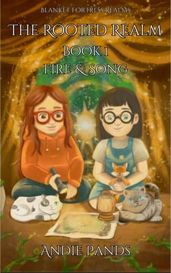 The Rooted Realm, Book 1: Fire &amp; Song - Blanket Fortress Realms, #1