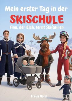 Mein erster Tag in der Skischule - Finn, der Elch, lernt Skifahren