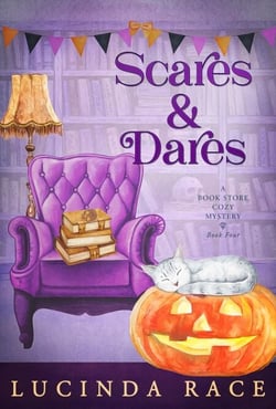 Scares &amp; Dares - A Book Store Cozy Mystery, #4