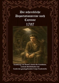 Die schreckliche Deportationsreise nach  Cayenne   1797 - Erzählung von Ramel, einem der Geretteten, vormals Befehlshaber der Garde des gesetzgebenden Corps in Frankreich