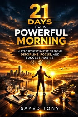 21 DAYS TO A POWERFUL MORNING :A Step-by-Step System to Build Discipline, Focus, and Success Habits