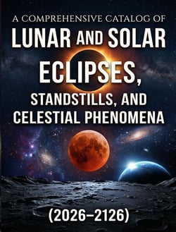 A Comprehensive Catalog of Lunar and Solar Eclipses, Standstills, and Celestial Phenomena (2026–2126)