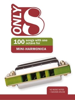 Only 8 - 100 Songs With one Octave for Mini Harmonica