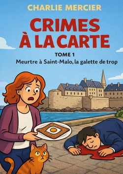 Crimes a la carte - Tome 1 Meurtre a Saint Malo, la galette de trop - Humour, romance et rebondissements savoureux : le premier tome dune serie cosy ou chaque enquete se deguste dans une nouvelle ville