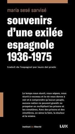 Souvenirs d’une exilée espagnole 1936-1975