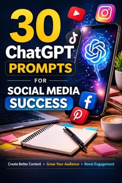 30 ChatGPT Prompts for Social Media Growth: Captions, Content Ideas, Engagement &amp; Marketing Prompts - ChatGPT Prompt Guides, #1