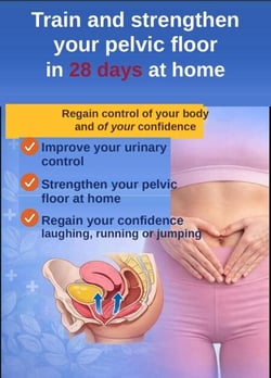 Train and strengthen your pelvic floor in 28 days at home