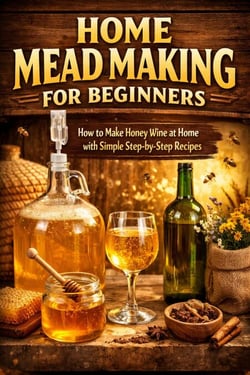 Home Mead Making for Beginners - How to Make Honey Wine at Home with Simple Step-by-Step Recipes - The Beginner’s Guide to Homemade Fermented Drinks - Wine, Beer, Mead, Kombucha, Ginger Beer &amp; Fruit, #39