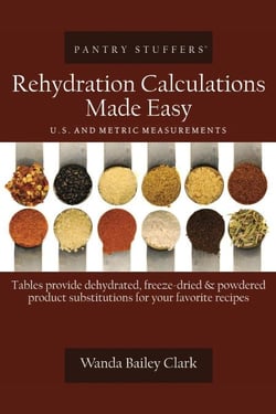 Pantry Stuffers Rehydration Calculations Made Easy: U.S. and Metric Measurements
