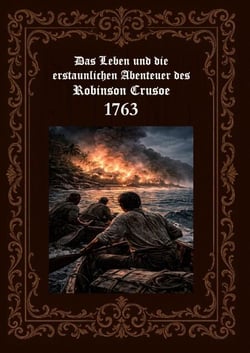 Das Leben und die erstaunlichen Abenteuer des Robinson Crusoe 1763 - La Vie et les Avantures surprenantes de Robinson Crusoe (Amsterdam, LHonoré &amp; Chatelain, 1763)