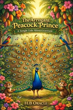 The Arrogant Peacock Prince : A Jungle Tale About Gratitude - Children Story Time, #2