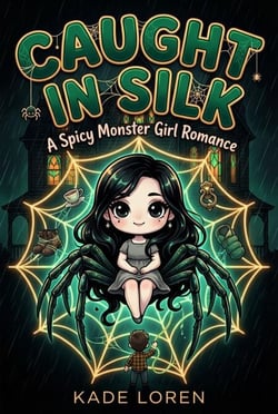 Caught in Silk: A Spicy Monster Girl Romance - Monster Girl Manor: A Dark Spicy Paranormal Gothic Horror Romance Series, #1
