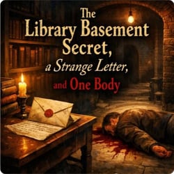 The Library Basement Secret, a Strange Letter, and One Body