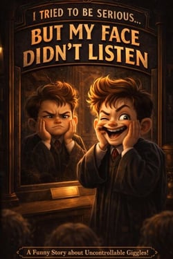 "I TRIED TO BE SERIOUS... BUT MY FACE DIDN'T LISTEN. "A Funny Story about Uncontrollable Giggles!"