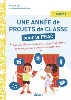 Une année de projets de classe Cycle 2 - Tome 2 - 5 nouveaux projets clés en main à dominante artistique et culturelle (PEAC) pour gagner du temps et enseigner autrement