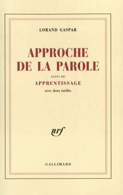 Approche de la parole/apprentissage