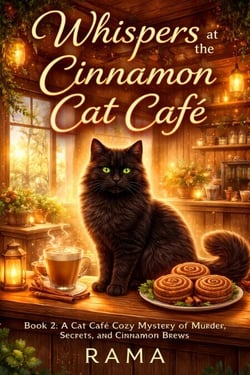 Whispers at the Cinnamon Cat Café - Book 2: A Cat Café Cozy Mystery of Murder,   Secrets, and Cinnamon Brews, #2