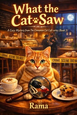 What the Cat Saw - A Cozy Mystery from The Cinnamon Cat Café series, #3