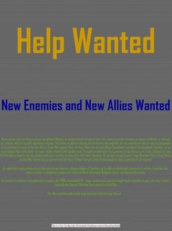Help Wanted