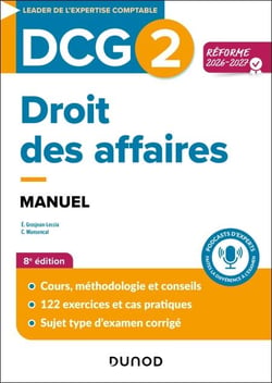 DCG 2 Droit des affaires - Manuel - Réforme 2026-2027