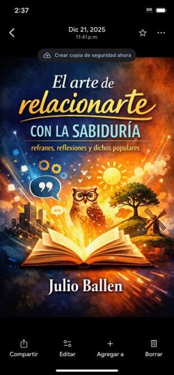 Arte de relacionarte con la sabiduría: refranes, reflexiones y dichos populares.