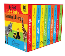 My First English-Arabic Learning Library: Bilingual of 10 Picture Books for Kids - Covers Basic Concepts and Everyday Topics