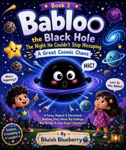 Book 3   Babloo the Balck Hole The Night He Couldn’t Stop Hiccuping   A Great Cosmic Chaos - Babloo The Black Hole, #3