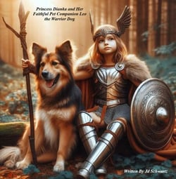 Princess Dianka and Her faithful Pet Companion Leo the Warrior Dog